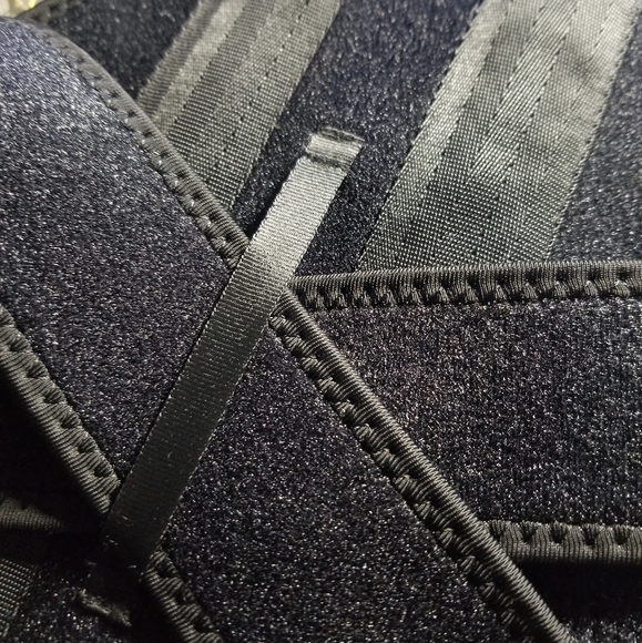 Women or Men Back Brace Support Straightener Lumbar Adjustable Vest Black M - Picture 9 of 9